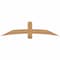 Ekena Millwork Bellingham Timber Gable Bracket, Western Red Cedar, 72"W x 18"H x 1 1/2"D x 5 1/2"F, 6/12 Pitch GBW072X18X0206BEL00SWR - alternate 1